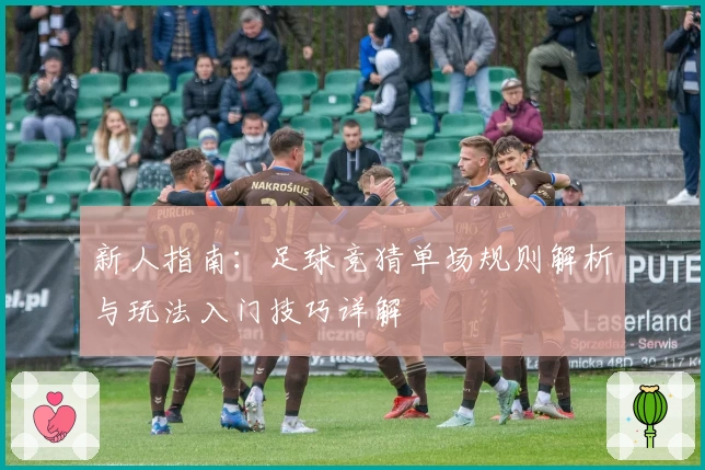 新人指南:足球竞猜单场规则解析与玩法入门技巧详解